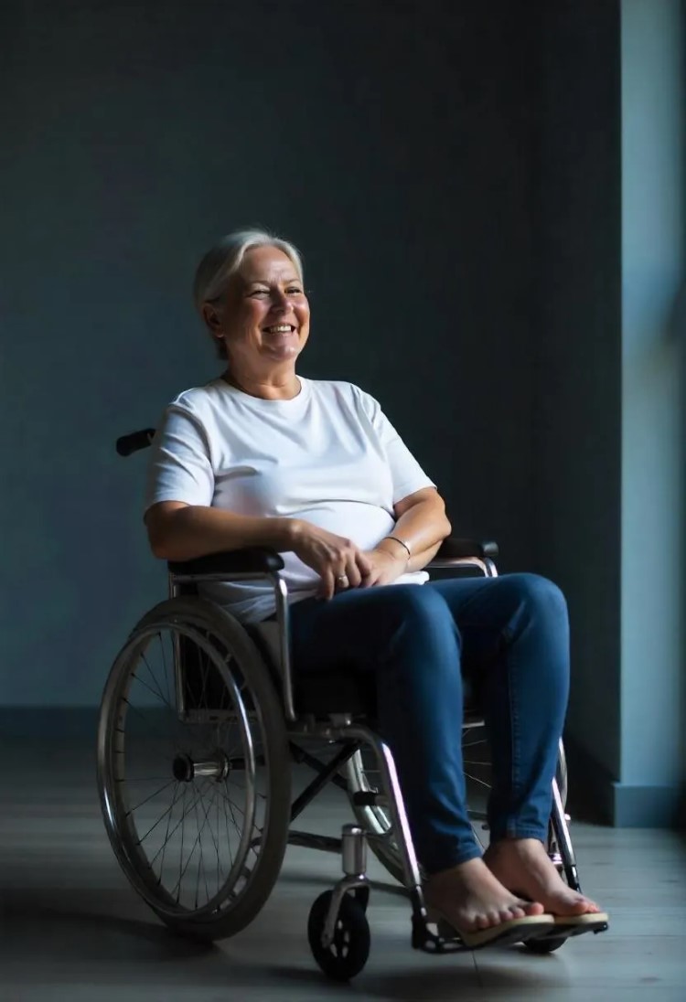 2 ruedas traseras de 60 cm de diámetro