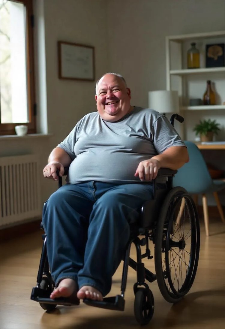 Esta silla de ruedas reforzada es ideal para usuarios con sobrepeso